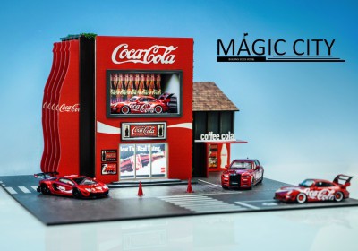 可口可乐1:64街景模型来了，看这三款车，劳斯莱斯、兰博基尼、保时捷，这年头，喝罐可口可乐都需要开豪车了
